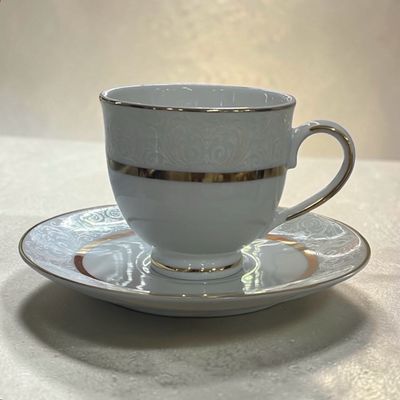 Set 12 tazze caffe con piattino e zuccheriera - Ginevra Fade
