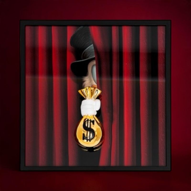 Quadro MONEY BAG ON STAGE - Sequenze 30x30 sculpture 