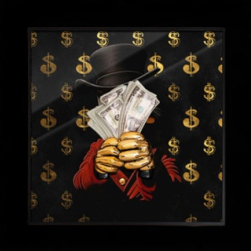 Quadro DREAM BIG $$$$$$ - Sequenze 30x30 Sculpture