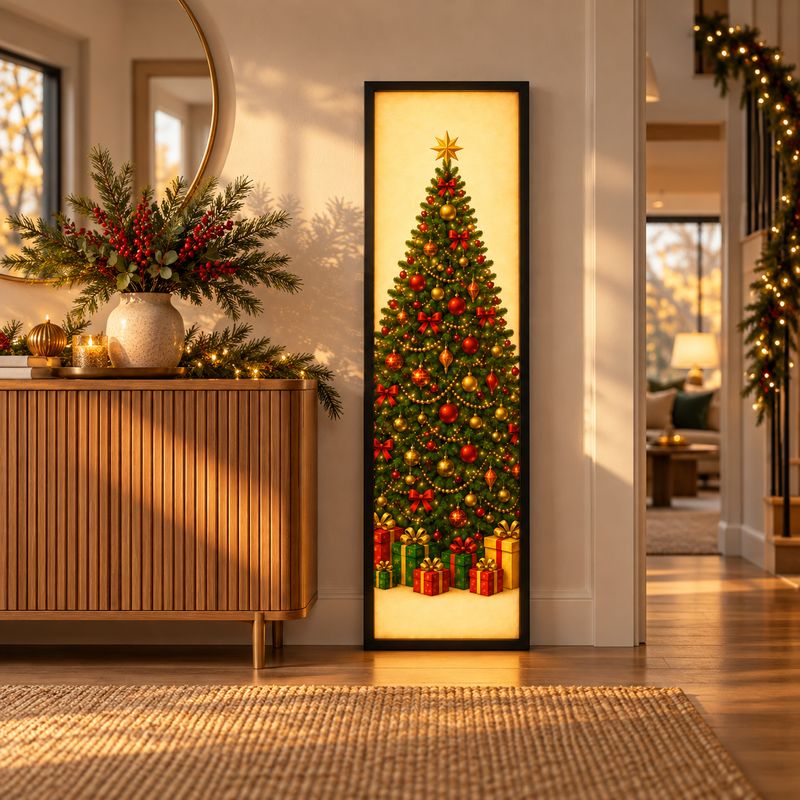Luci d’inverno - pannello luminoso 40x160