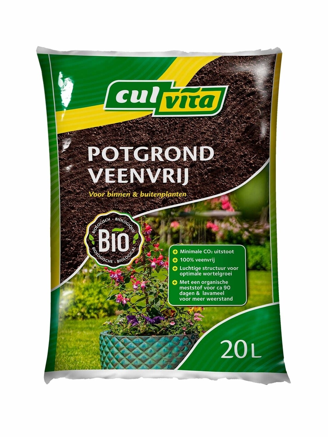 Potgrond Veenvrij (Culvita) 40 Liter