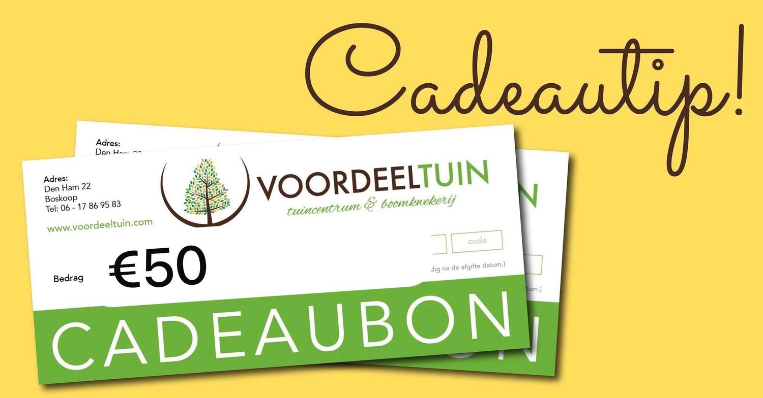 Cadeaubon Voordeeltuin