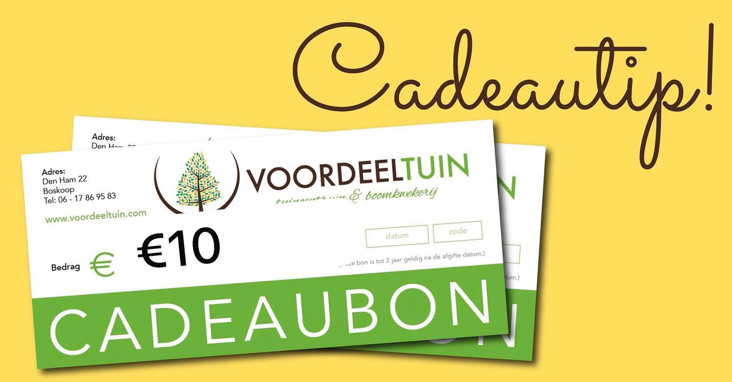 Cadeaubon Voordeeltuin