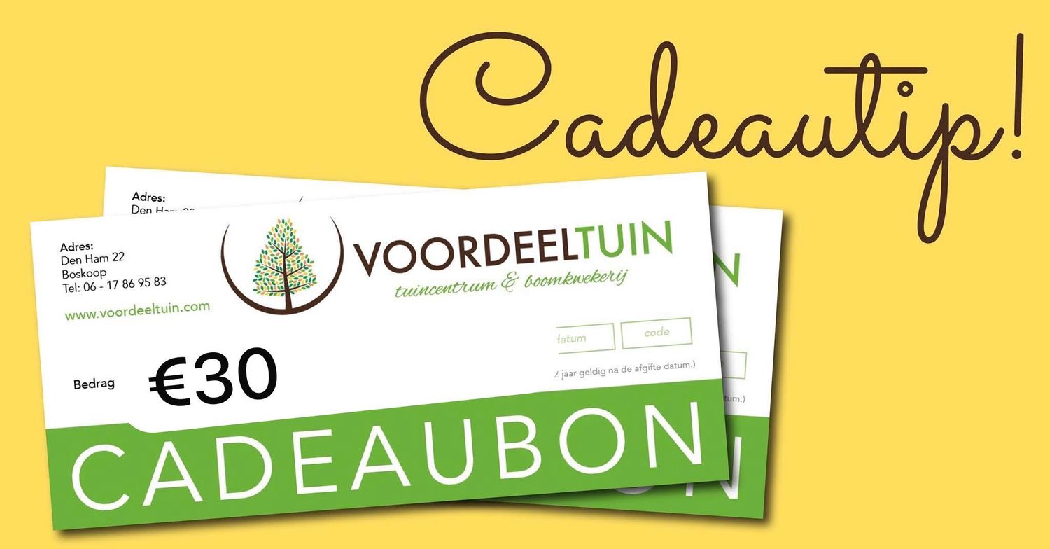 Cadeaubon Voordeeltuin