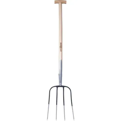 Hendrik Jan mestvork 4  tanden met steel 85 cm OP=OP