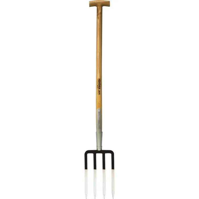 Hendrik Jan spitsvork 4 tanden met steel 85 cm OP=OP