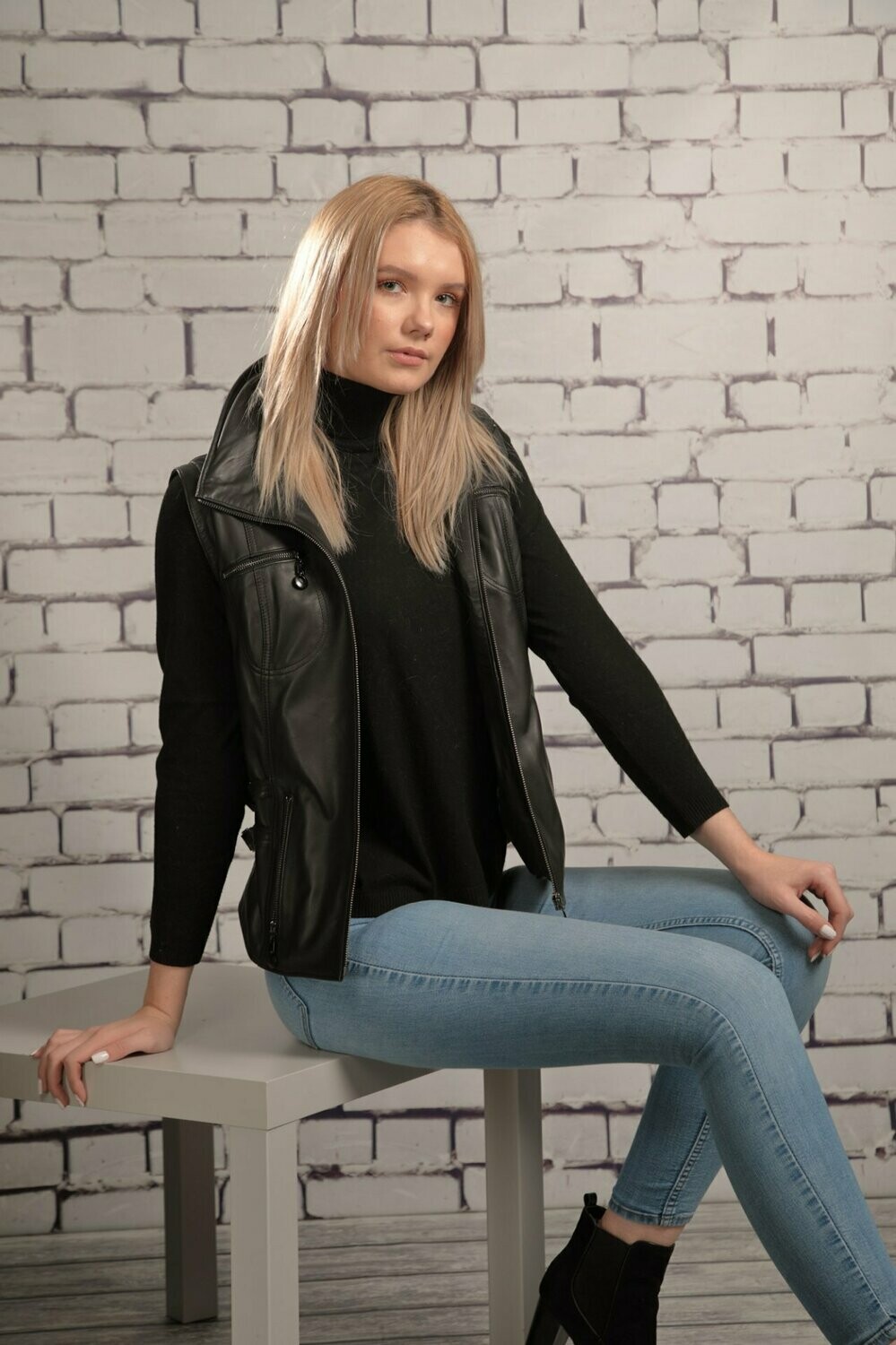 Leder - Jacke