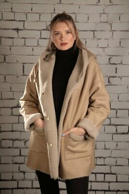 Lammfell Wende Jacke