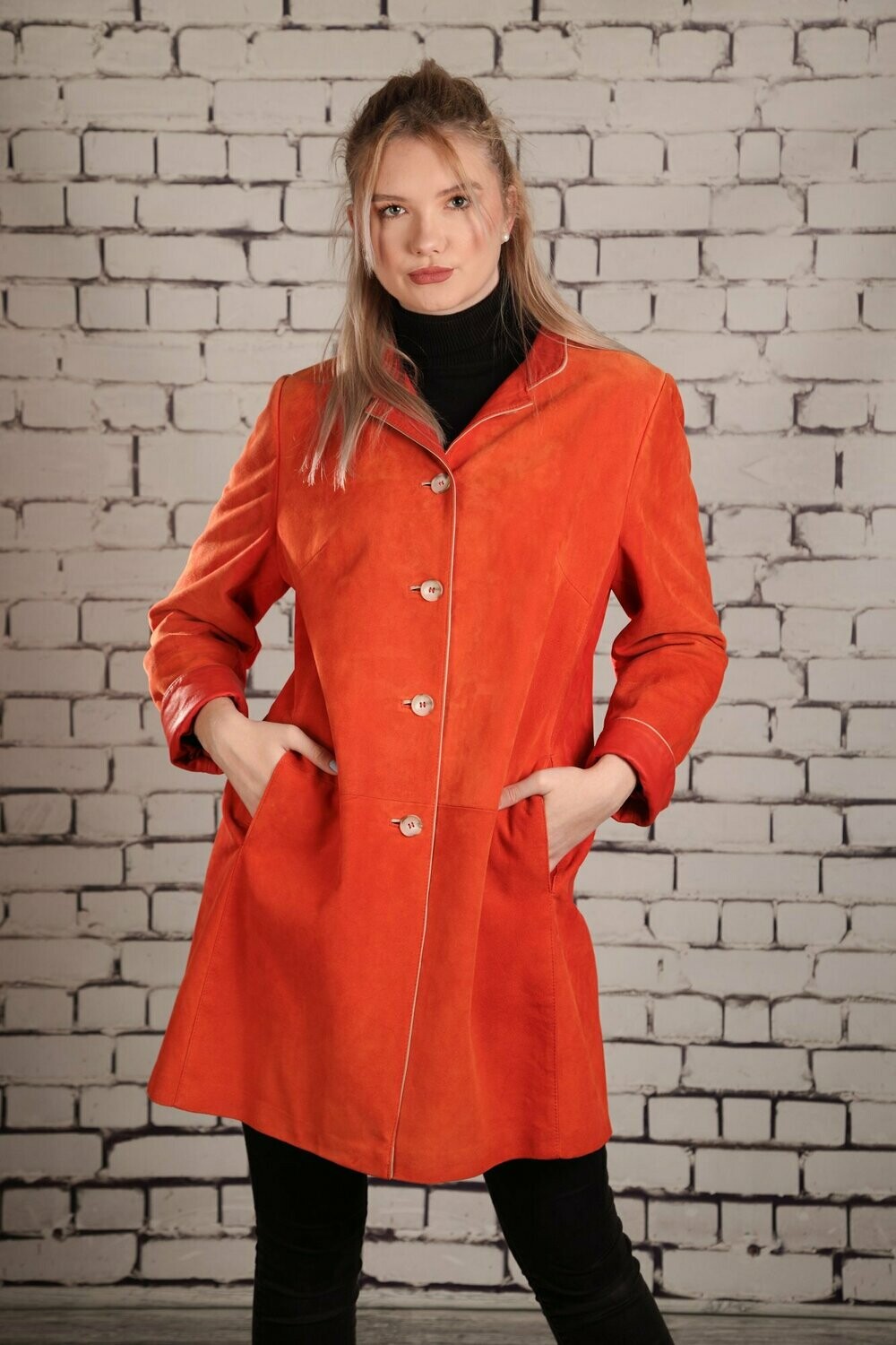 Leder - Mantel