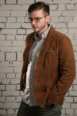 Herren - Leder - Sakko