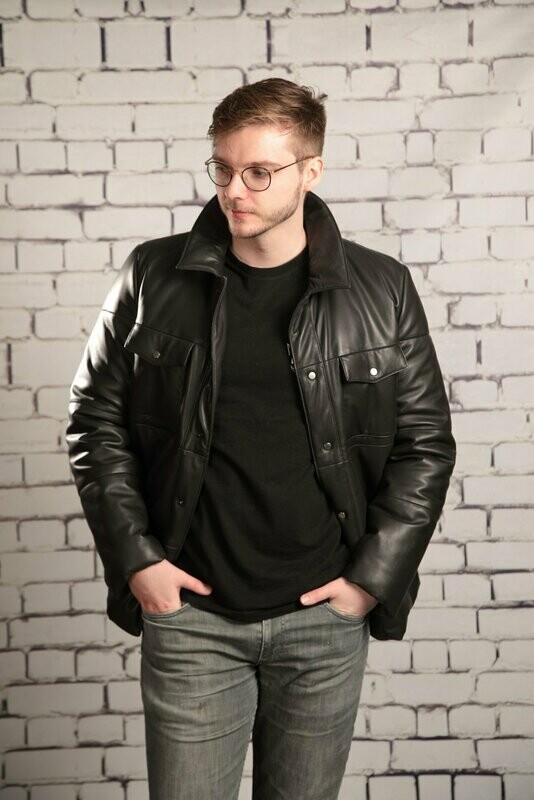 Herren - Leder - Jacke