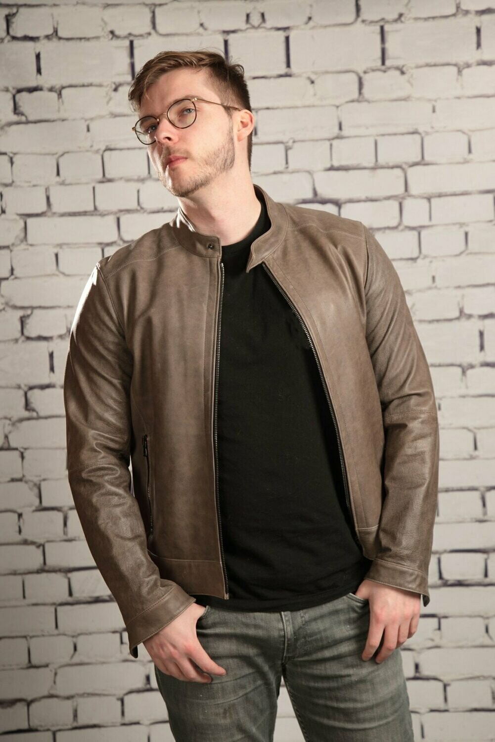 Herren - Leder - Blouson