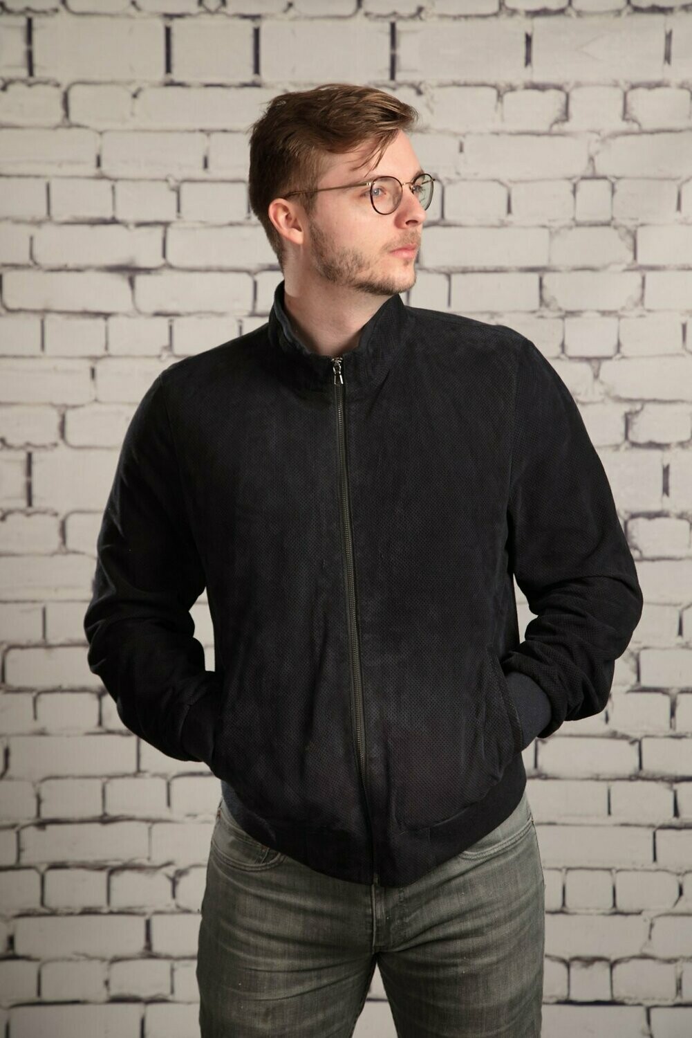 Herren - Leder - Blouson