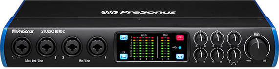 Presonus Studio 1810c
(18x8, 192 kHz, USB-C Audio Interface)