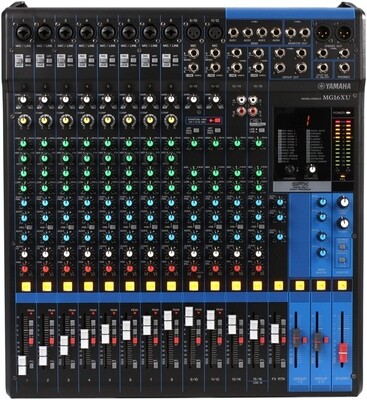 Yamaha MG16XU 
16-Channel Mixing Console