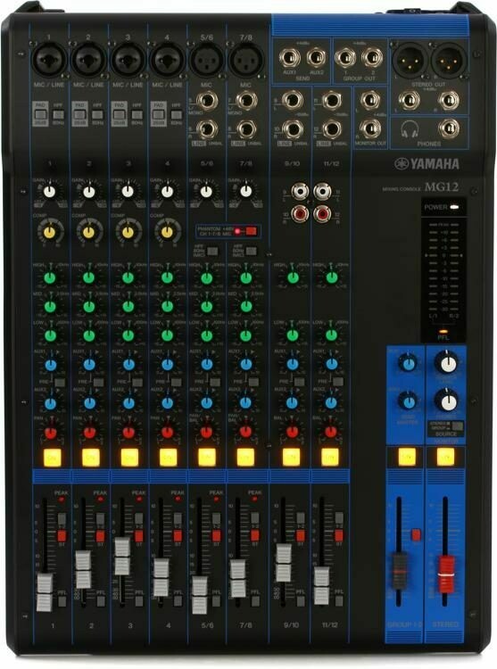 Yamaha MG12 (12-channel mixer)