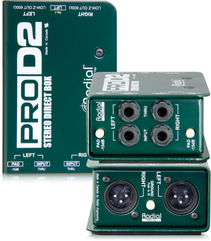 Radial Stereo Passive Direct Box