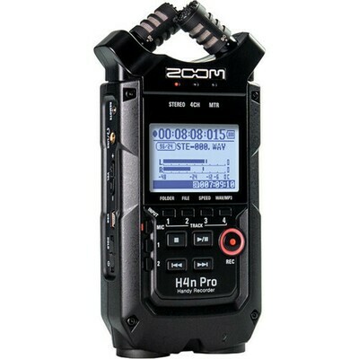 Zoom H4N PRO (black) 4-Track Portable Handy Recorder with Onboard X/Y Mic Capsule