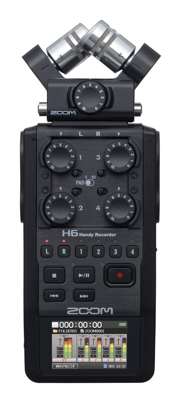 Zoom H6 BLACK 手提錄音機 professional recorder