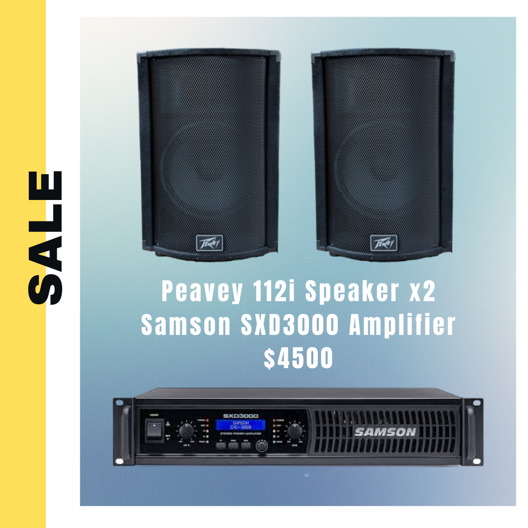 #特價套裝 Peavey 112i speaker + Samson SXD3000 amplfier #無保養