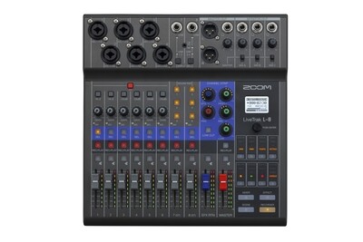 Zoom LiveTrak L-8
(compact podcast mixer, audio interface)