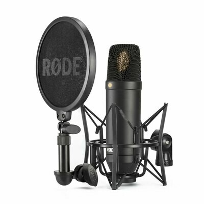 Rode NT1 Kit - Cardioid Condenser Microphone with shock mount