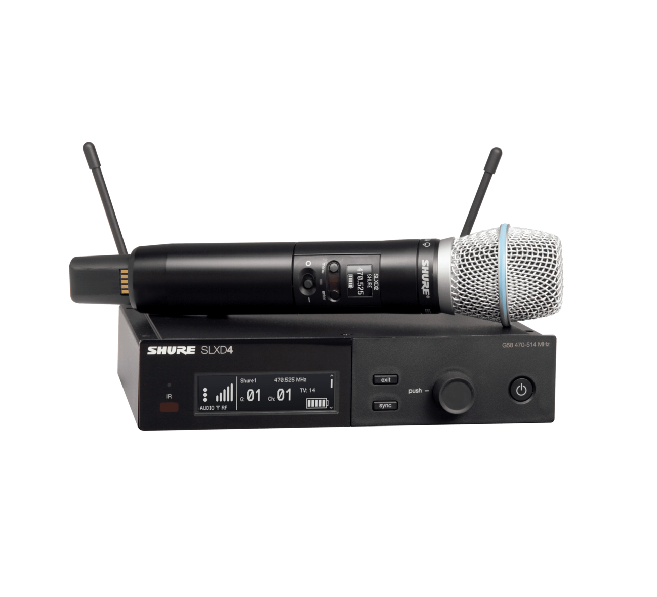 Shure SLXD24/B87A (Wireless System with Beta®87A Handheld Transmitter)
