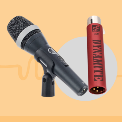 【6月優惠套裝】sE Electroincs DM1 Dynamite Mic Pre + AKG D5S 有線咪 【6月優惠套裝】sE Electroincs DM1 Dynamite Mic Pre + AKG D5S 有線咪