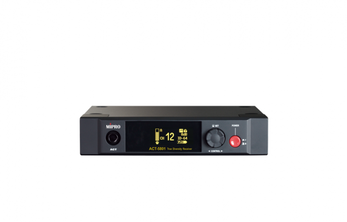Mipro ACT-5801 5.8 GHz半U單頻道接收機