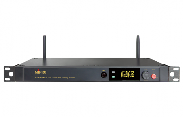Mipro ACT-5812A 5.8 GHz 1U雙頻道接收機