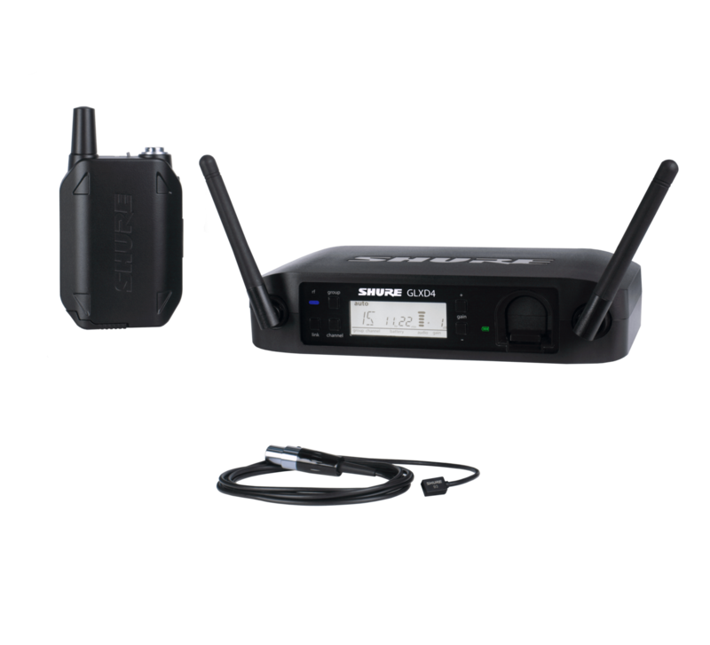 【清貨優惠】 Shure GLXD14/93 Wireless Lavalier Microphone System (2.4G) #全新 #有保養