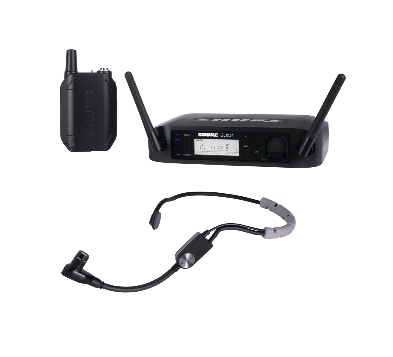 【10月優惠】Shure GLXD14/SM35 Digital Wireless Cardioid Performance Headset Microphone System (2.4G)