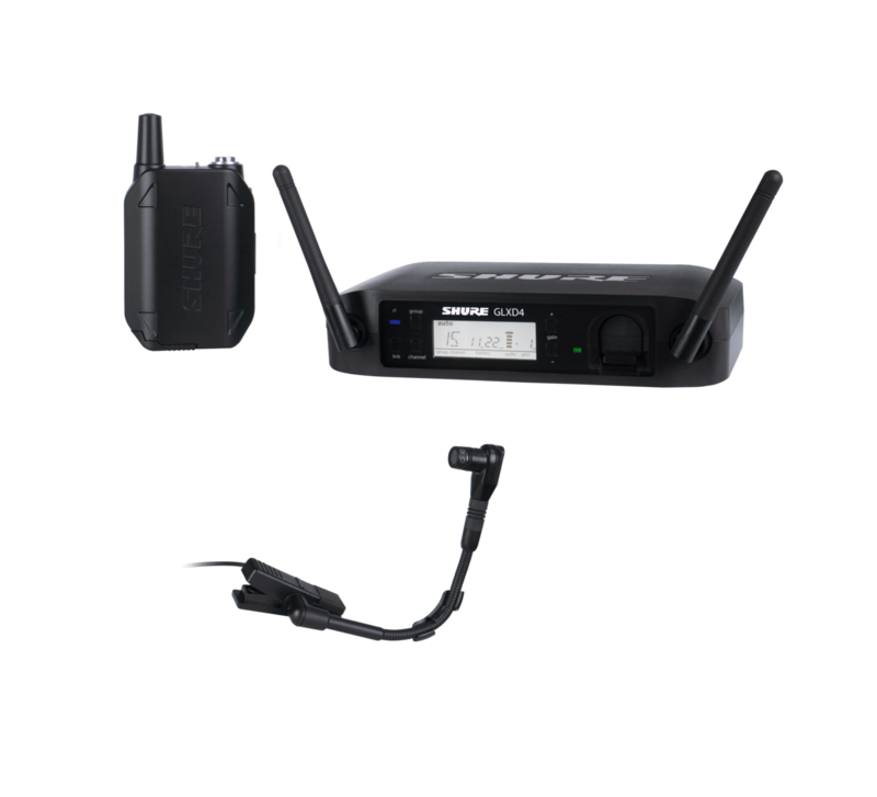 【清貨優惠】 Shure GLXD14/B98 (Digital Wireless Instrument System with Beta 98H/C Clip-on Gooseneck Microphone) (2.4G) #全新 #有保養