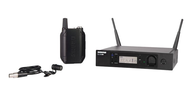 【3月優惠】Shure GLXD14R/85 (Digital Wireless Presenter System with WL185 Lavalier Microphone) (2.4G)