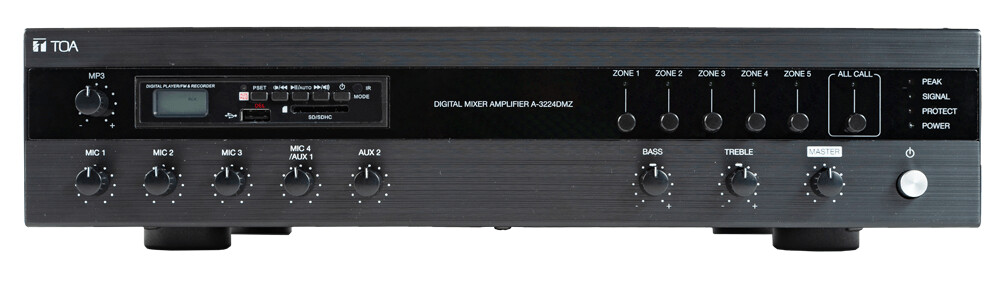 TOA A-3212DMZ (Digital Mixer Amplifier with MP3 and Zones)