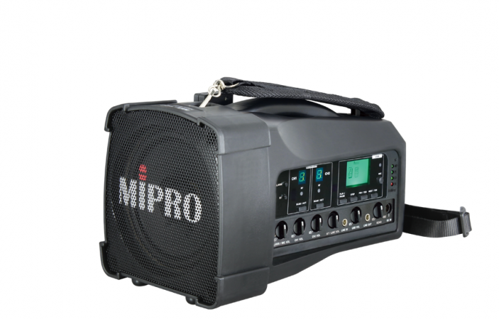 MIPRO MA-100D 雙頻道迷你無線喊話器