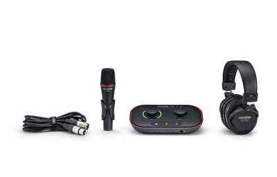 #全新 #清貨 #3年保養 Focusrite Vocaster One Studio (Podcasting package) , 送：口水擋 + 夾台 mic stand
