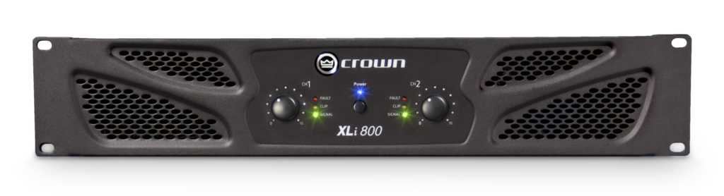 Crown XLi 800
(Two-channel, 300W @ 4Ω Power Amplifier)
