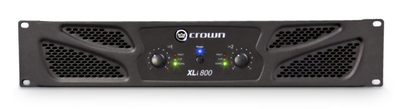 Crown XLi 800
(Two-channel, 300W @ 4Ω Power Amplifier)