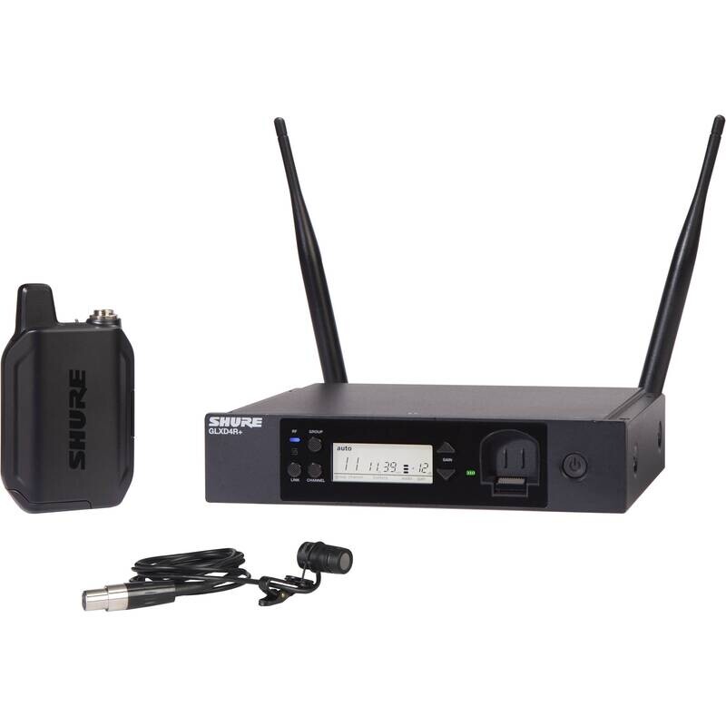 Shure GLXD14R+/85
(Digital Wireless Rack System with WL185 Lavalier Microphone)