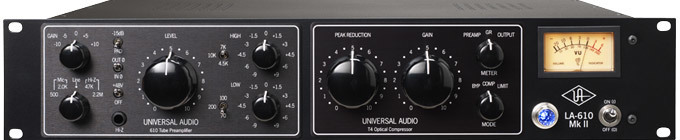 Universal Audio LA-610 MkII Classic Tube Recording Channel