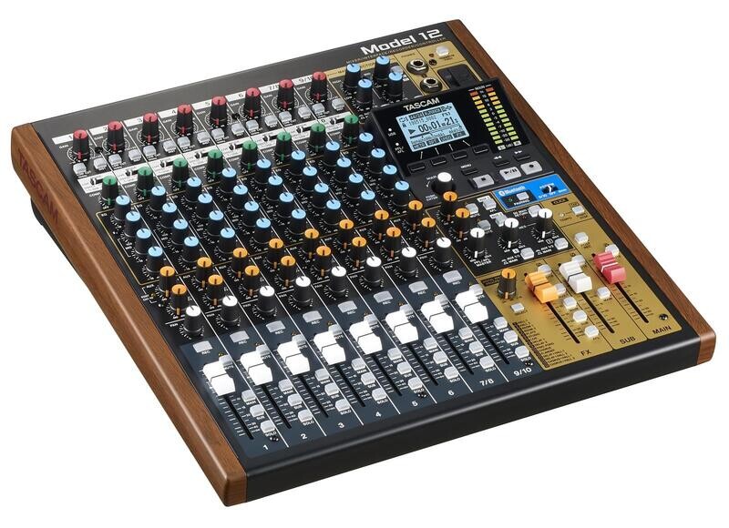 Tascam Model 12 (Mixer / Interface /  Recorder / Controller)