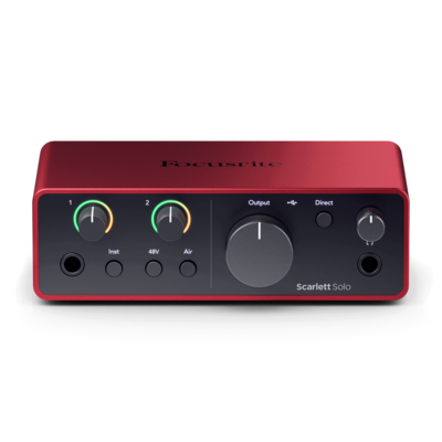 Focusrite Scarlett Solo interface (4th Generation)
