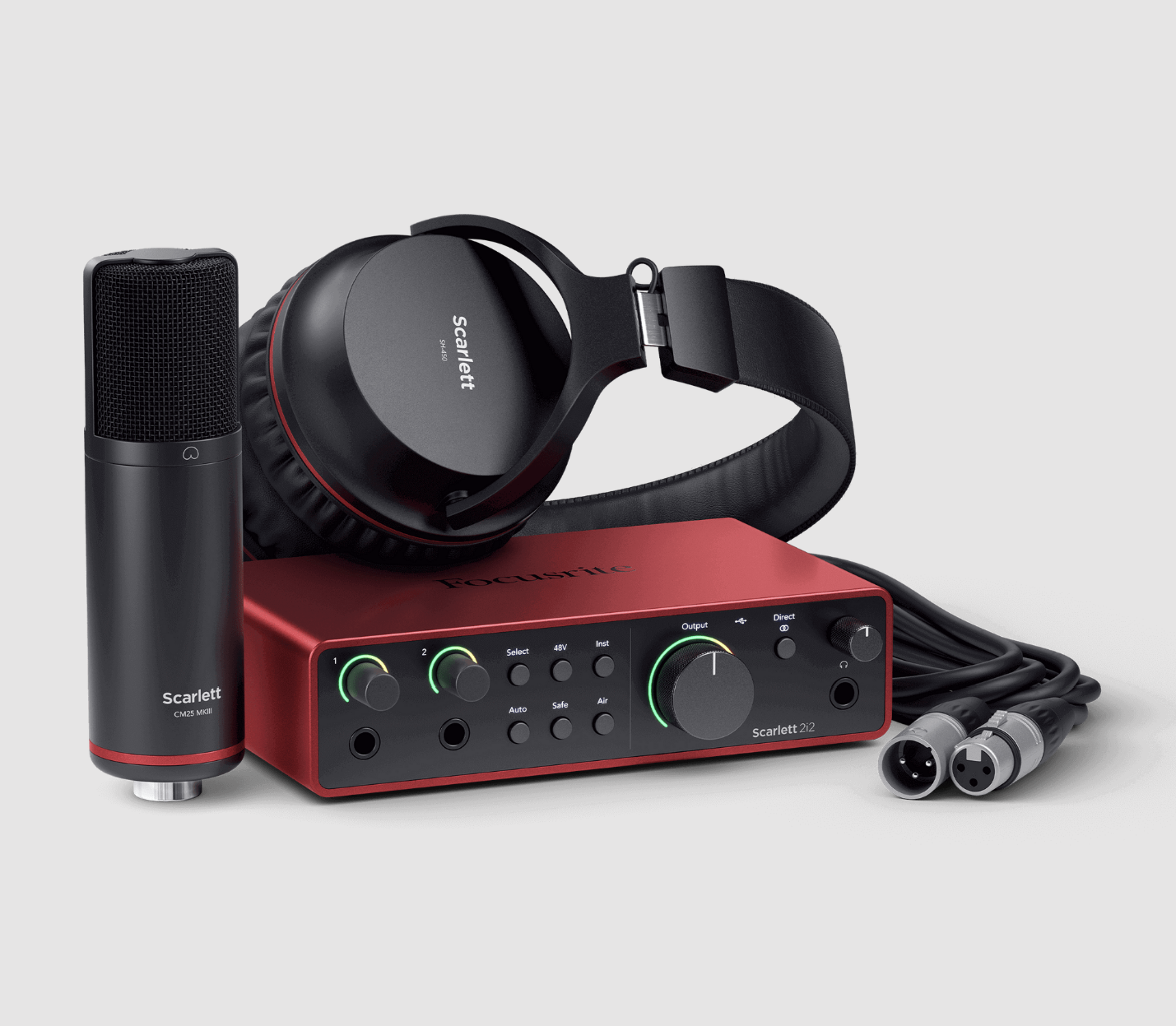 Focusrite Scarlett 2i2 Studio (4th Generation) 個人錄音套裝