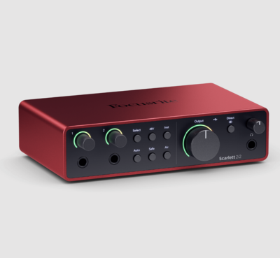 Focusrite Scarlett 2i2 Studio (4th Generation) 個人錄音套裝