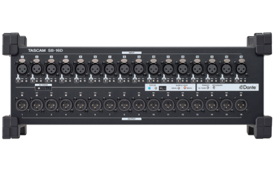 Tascam SB-16D Dante Stage Box (16-in/16-out)