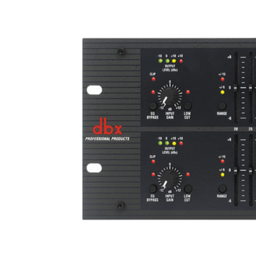 DBX 1231 2-Kanal 31-Band Equalizer - Professionelle Produktbild-Vorschau 8
