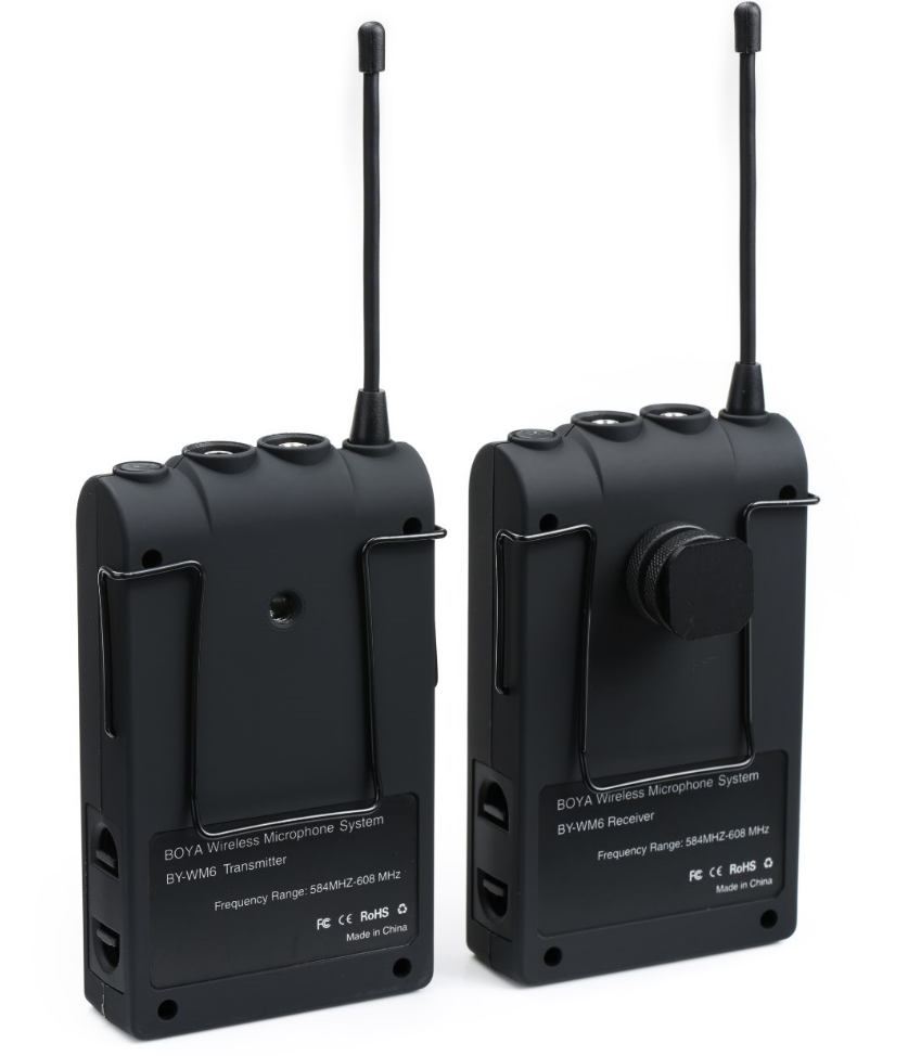 BOYA BY-WM6 wireless microphone for DSLR video