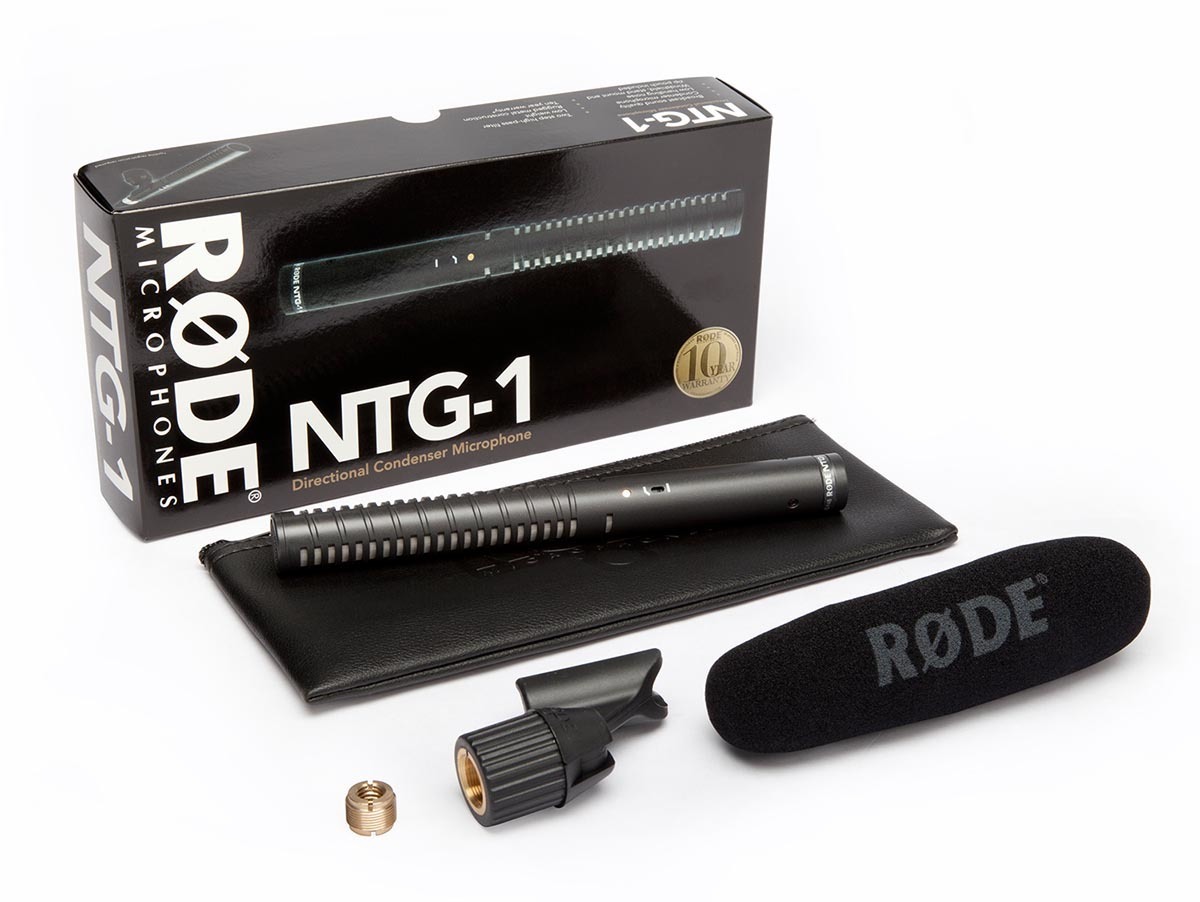 Rode NTG1 condenser shotgun microphone