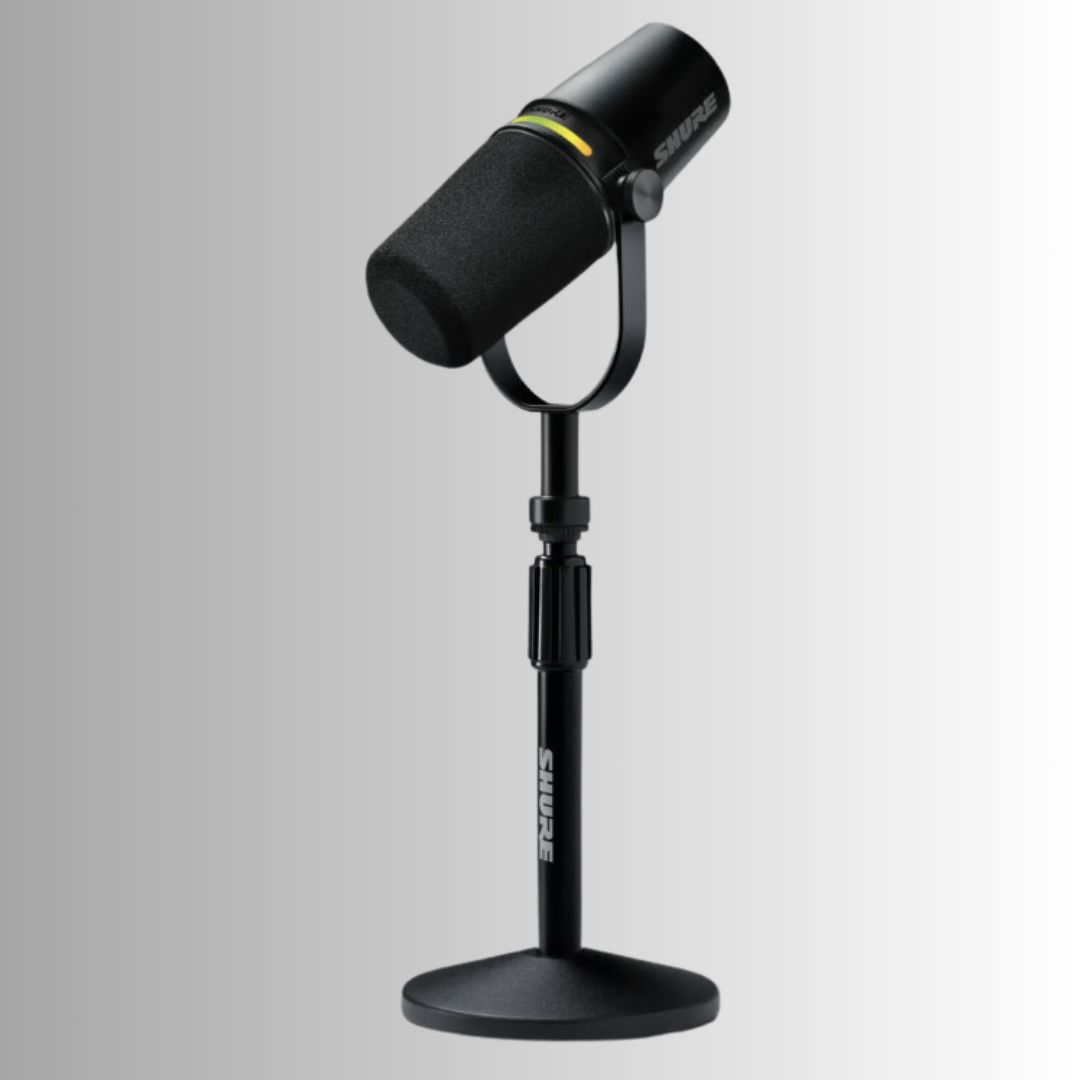 Shure MV7+-K-BNDL (Black microphone with stand)